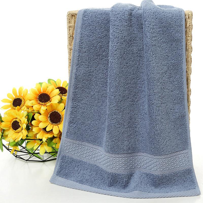Pure Cotton Plain Towel Bath Towel - Amazitshop