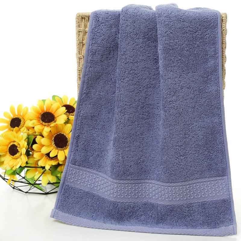 Pure Cotton Plain Towel Bath Towel - Amazitshop