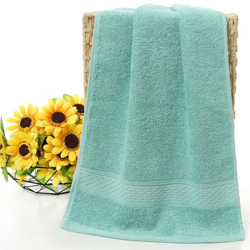 Pure Cotton Plain Towel Bath Towel - Amazitshop