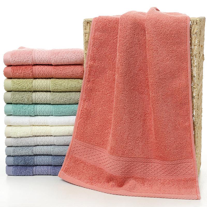 Pure Cotton Plain Towel Bath Towel - Amazitshop