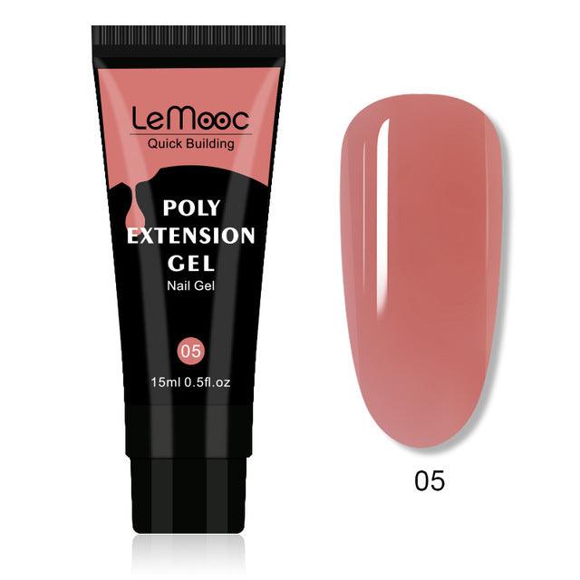 Quick Builder Poly UV Gel Polish Nails Permanent Liquid - Amazitshop