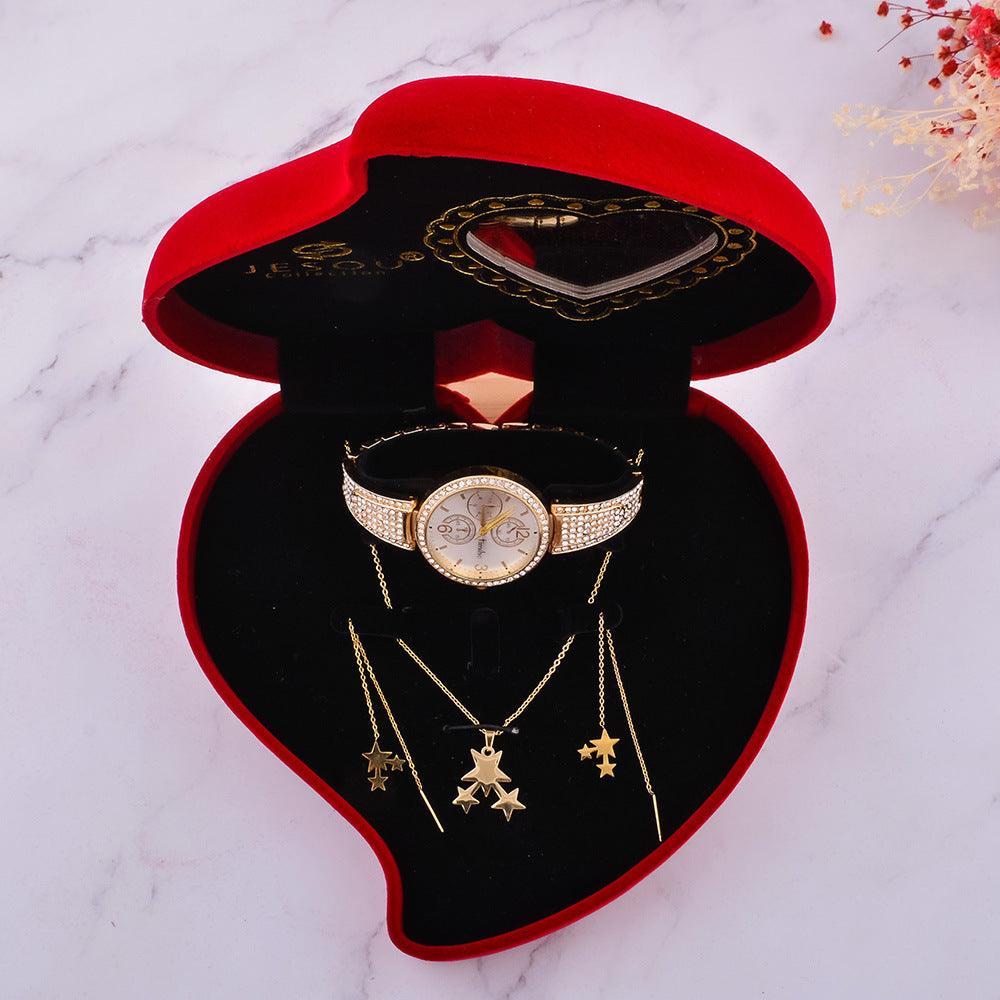Simple Exquisite Jewelry Watch Necklace Gift Box Jewelry - Amazitshop