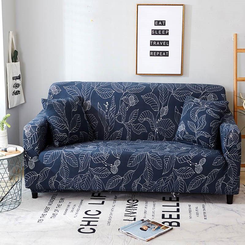 Sofa Cover Elastic Blue Sofa covers for living room - Amazitshop