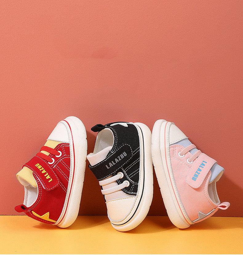 Soft - soled Toddler Shoes For Boys And Toddlers Baby Canvas Non - slip Shoes - Amazitshop
