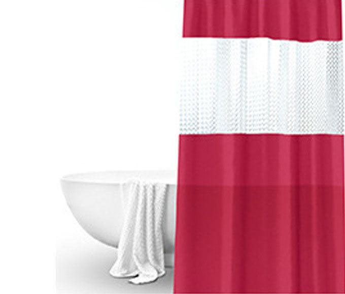 Splicing Translucent Waterproof Mildew Proof Bathroom Bath Shower Partition Curtain - Amazitshop
