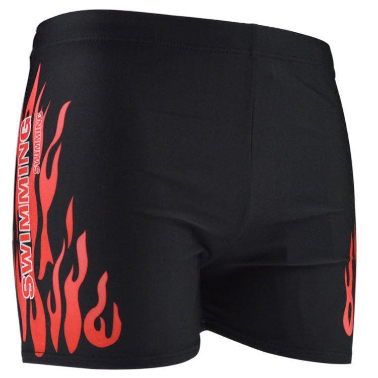 Swimming Trunks Swimwear New Style Men's Swimwear Flame Swimming Trunks - Amazitshop