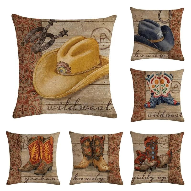 Wild West Throw Pillow Covers - Amazitshop