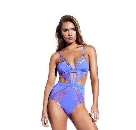 Women Summer Swimsuits Sexy Sleeveless One Piece Swimsuit Hollow Out Monokini Push Up Sheer Bikini Swimwear Beachwear S - XL - Amazitshop