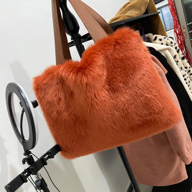 Women's Bags, Handbags, Women's Shoulder Bags, Fur Bags, Plush Bags - Amazitshop
