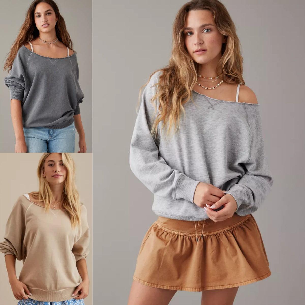 Women's Fashion Casual Loose Top - Amazitshop