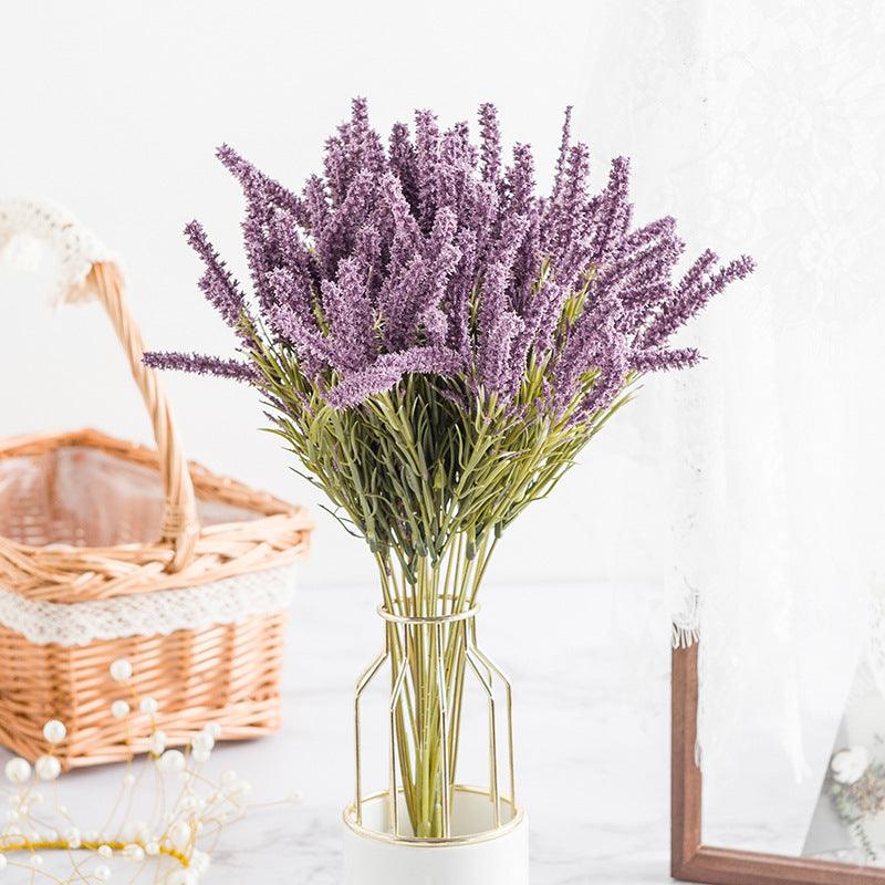 Artificial Wheat Ear Lavender Plant Home Decoration Handicraft - amazitshop