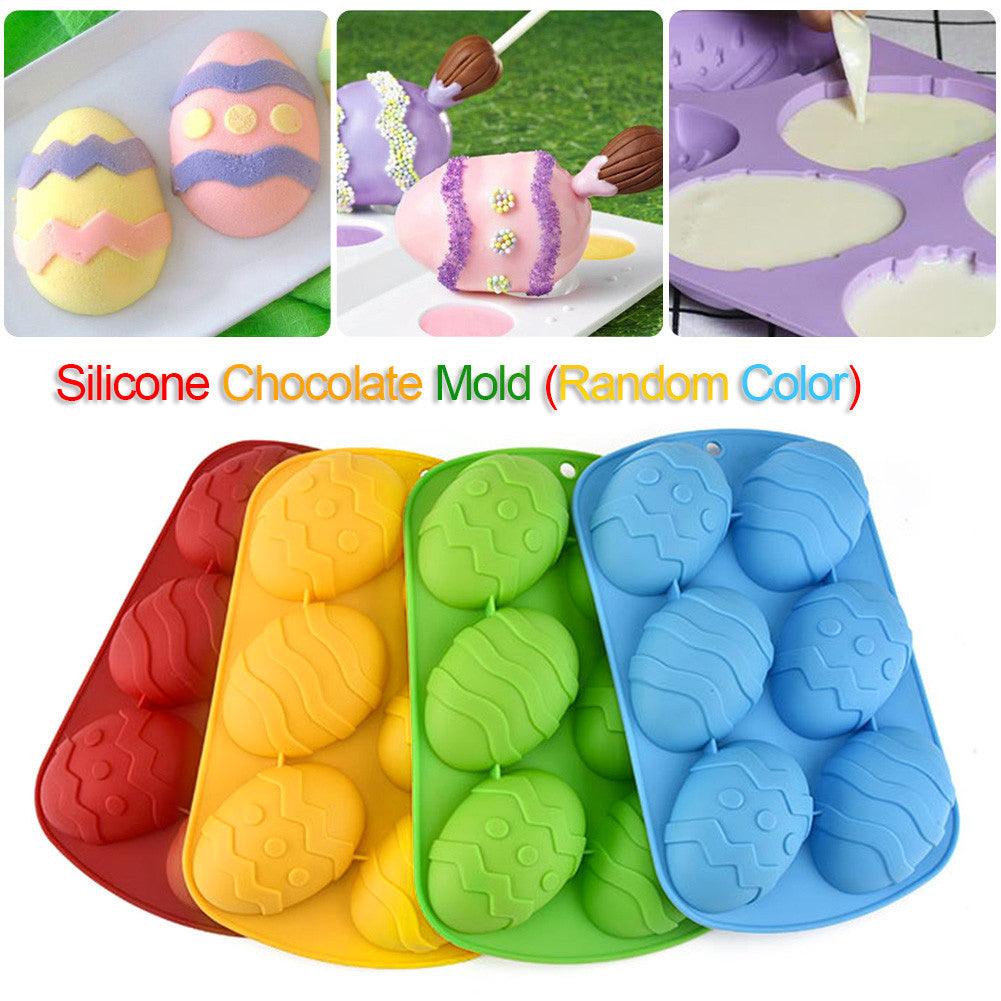 Easter Day Egg Shape Silicone Mold Gummy Animal Fondant Chocolate Candy Mould Cake Baking Decorating Tools Kitchen Bake Tool