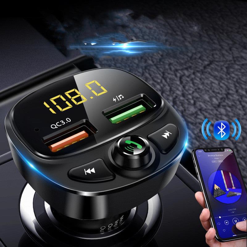 New Car Bluetooth Car Charger Dual USB Car Cigarette Lighter