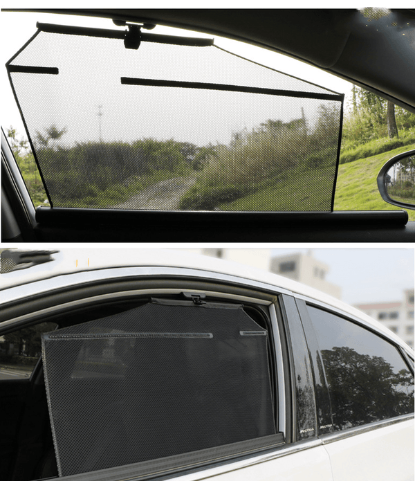 Curtains For Cars, Auto Retractable Sunshade With Glass Lifting - amazitshop
