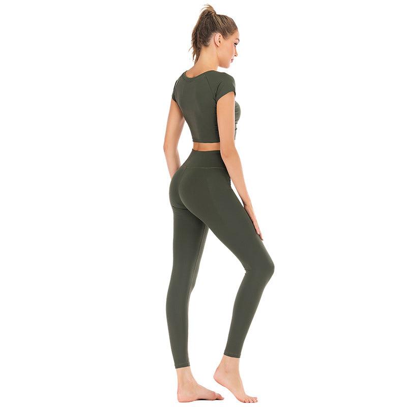 Women Nylon yoga suit stretchable - amazitshop