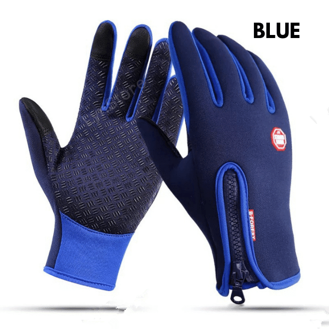 Winter Gloves Touch Screen Riding Motorcycle Sliding Waterproof Sports Gloves With Fleece - amazitshop