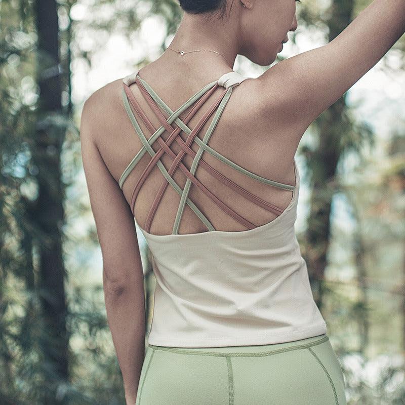 Yoga clothes female sports vest quick-drying - amazitshop