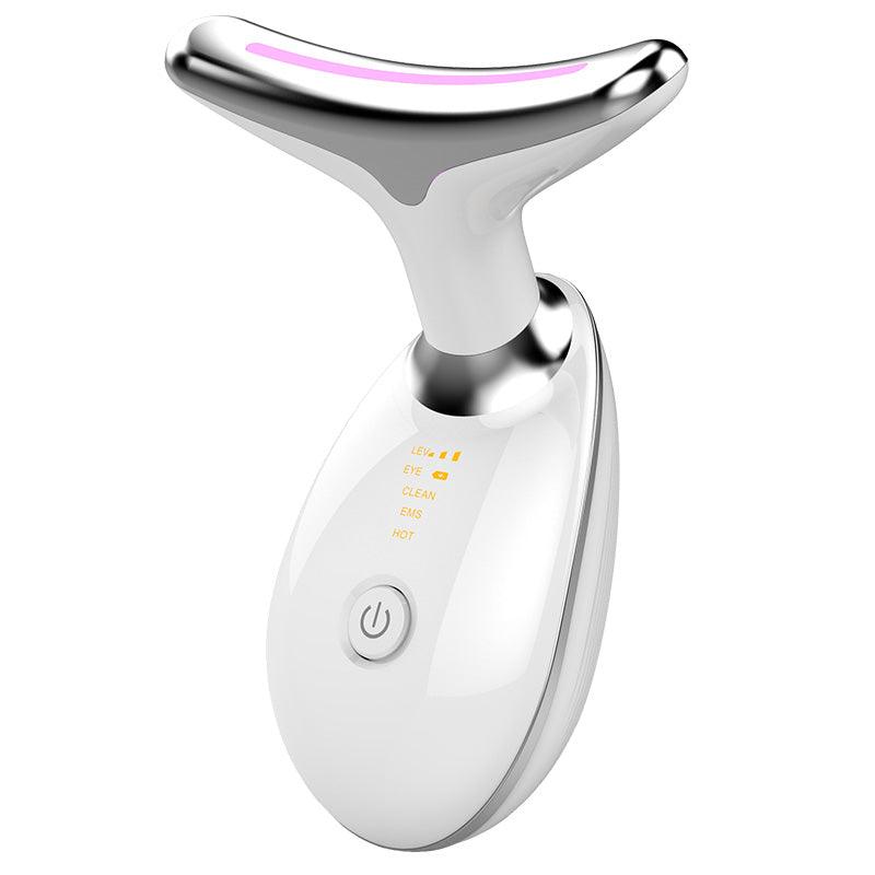 Thermal Neck Lifting And Tighten Massager Electric Microcurrent Wrinkle Remover LED Photon Face Beauty Device For Woman - amazitshop