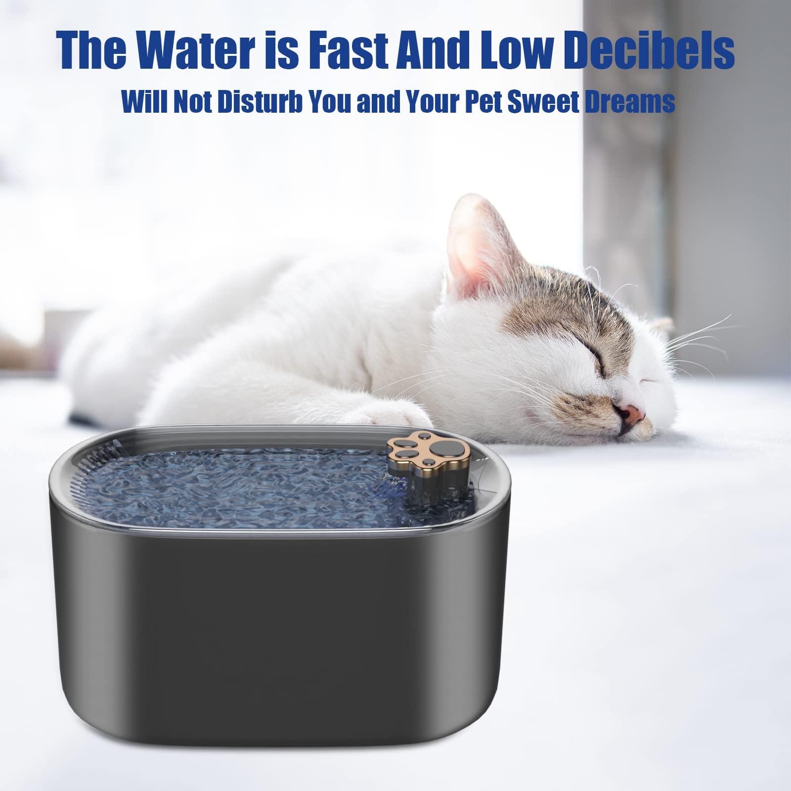 3L Cat Water Fountain Filter Automatic Drinker For Dogs Cats Pet Water Dispenser Ultra - Quiet Water Dispenser With LED Light Pet Products - Amazitshop