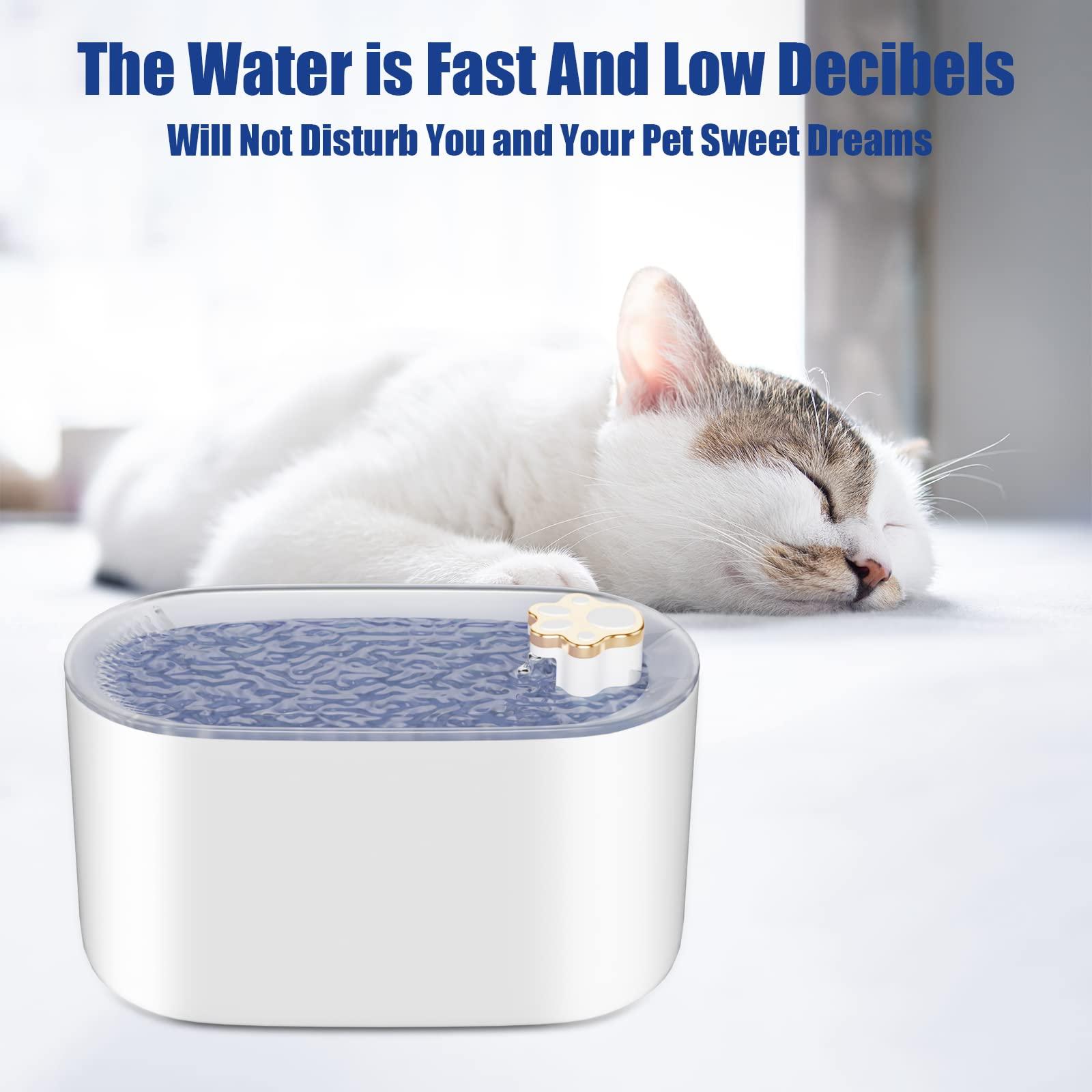 3L Cat Water Fountain Filter Automatic Drinker For Dogs Cats Pet Water Dispenser Ultra - Quiet Water Dispenser With LED Light Pet Products - Amazitshop