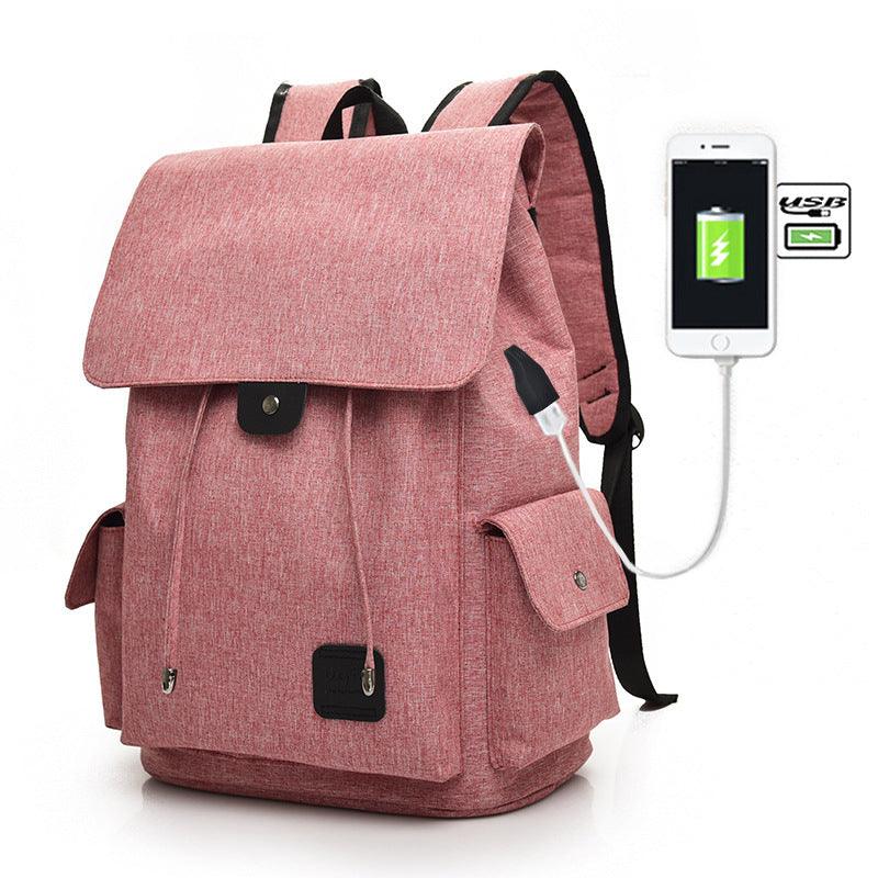 Fashion Backpack USB Charging Laptop Backpack For Women Men Backpack SchoolBag Female Backpacks For Teenage Girls Travel Backpack