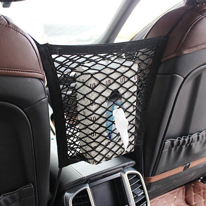 Dog Barrier Seat Net Organizer Universal Elastic Auto In The Back Seat For Storage