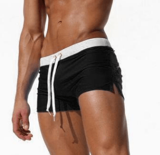 Athletic Low-Waisted Sexy Jelly Convex Loose Boy Hot Spring Arm Lift Exercise - amazitshop