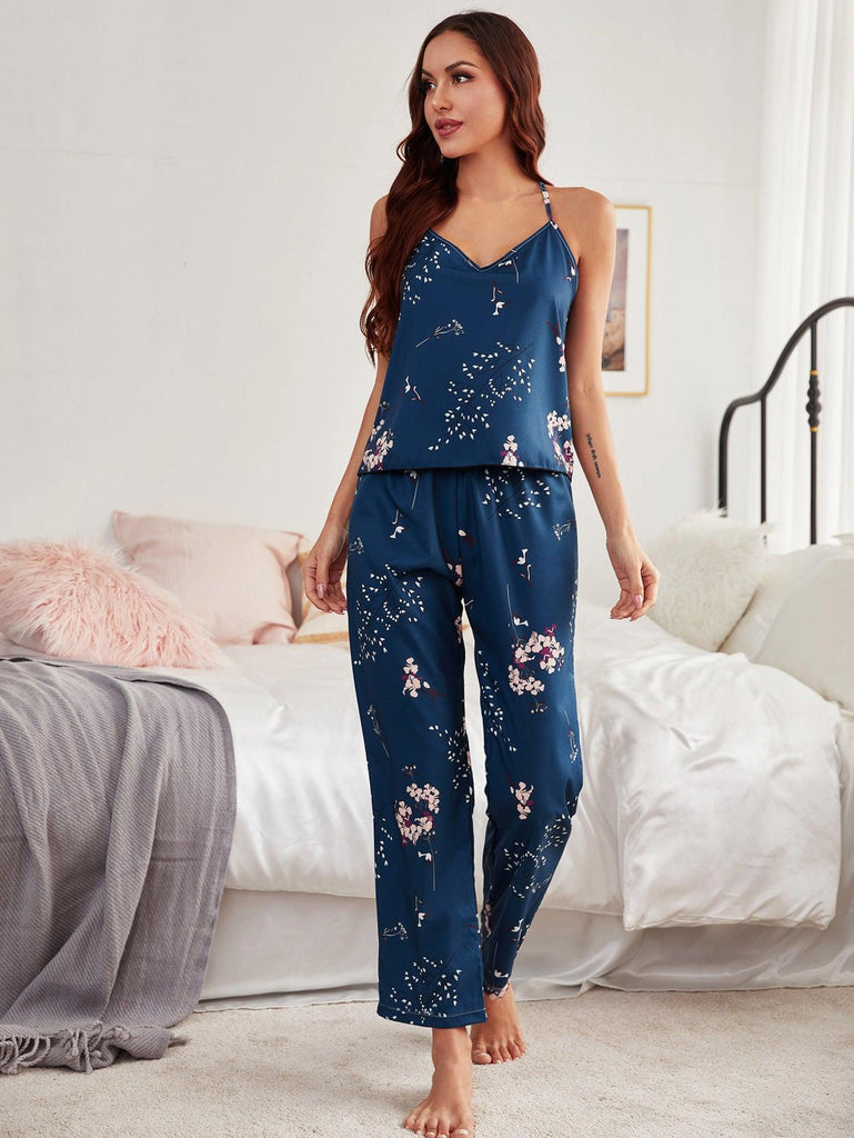 Ladies Long Home Pajama Set - amazitshop