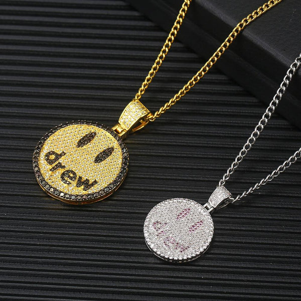 E-Smile Zircon Tide Brand Men's Pendant Necklace - amazitshop