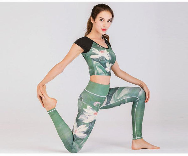 Women's Yoga Suits Outfits Sport Suits Fitness Yoga Running Athletic Tracksuits
