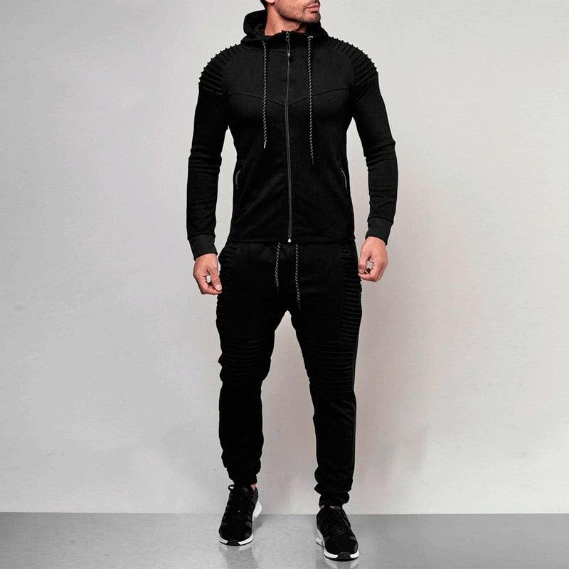 {{ Trending Winter Hooded Sweatshirt +Drawstring Pants Sportswear }} - {{ Amazitshop }}