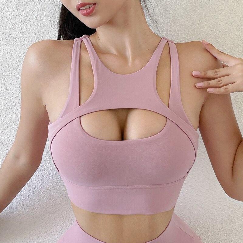 {{ Trending Sports Bra With Pocket Leggings Workout Set }} - {{ Amazitshop }}