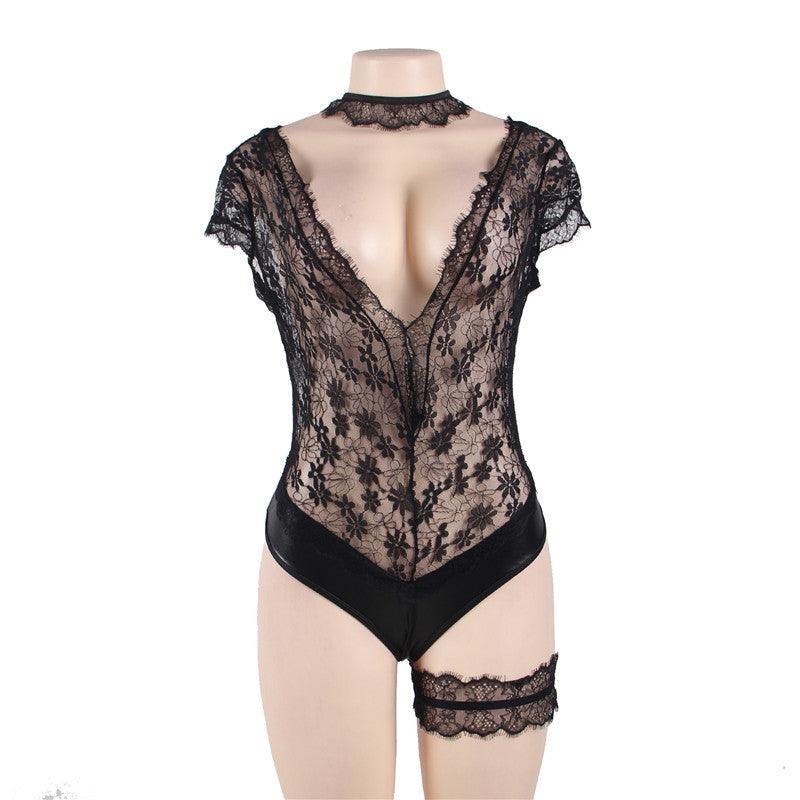 Best Women Lace stitching one - piece - Amazitshop