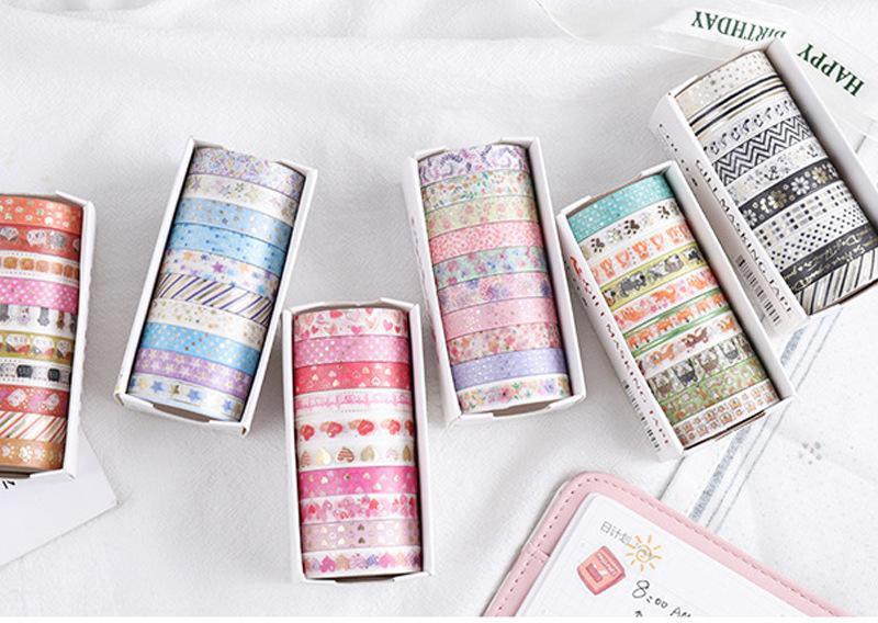 DIY Sticker Set Ten Rolls Basic Frame Series - Amazitshop