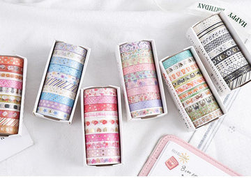 DIY Sticker Set Ten Rolls Basic Frame Series - Amazitshop