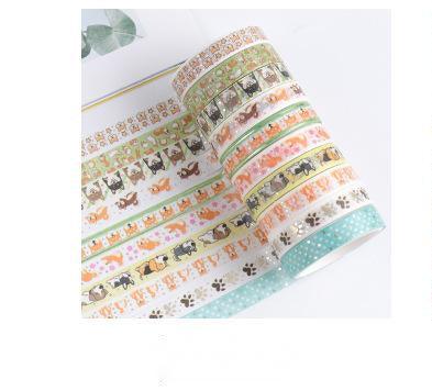 DIY Sticker Set Ten Rolls Basic Frame Series - Amazitshop
