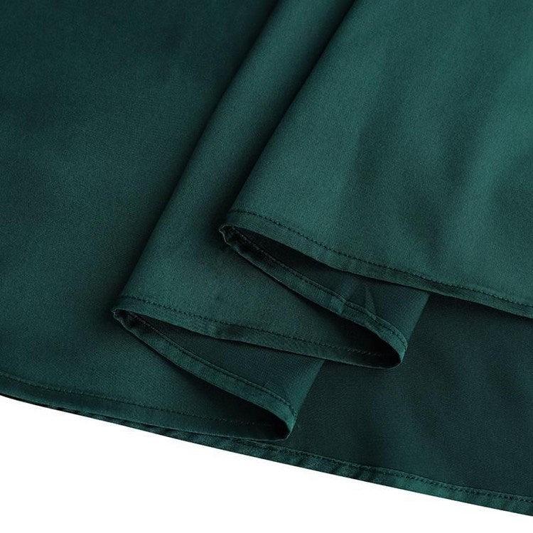 New Wrap Hips Women Dresses Long Sleeve Female Robe Body - con Neck - Amazitshop