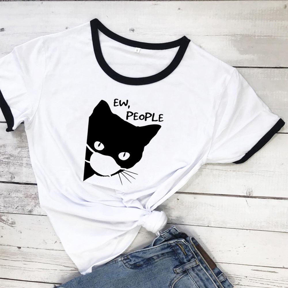 Women Mask print T-shirt - Amazitshop