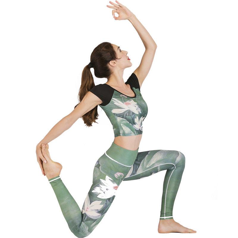 Women's Yoga Suits Outfits Sport Suits Fitness Yoga Running Athletic Tracksuits - Amazitshop
