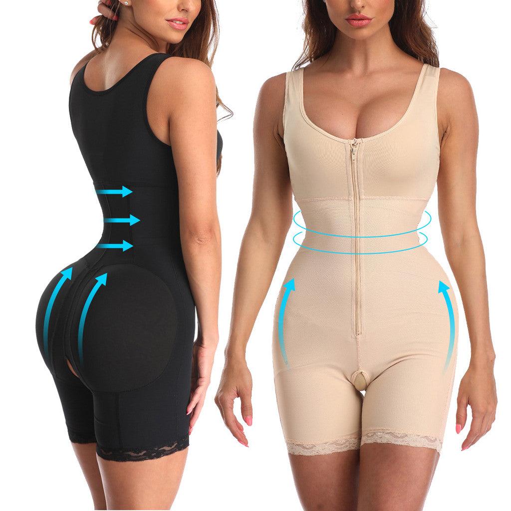 Women's Zipper Slimming Bodysuit Shapewear - Amazitshop