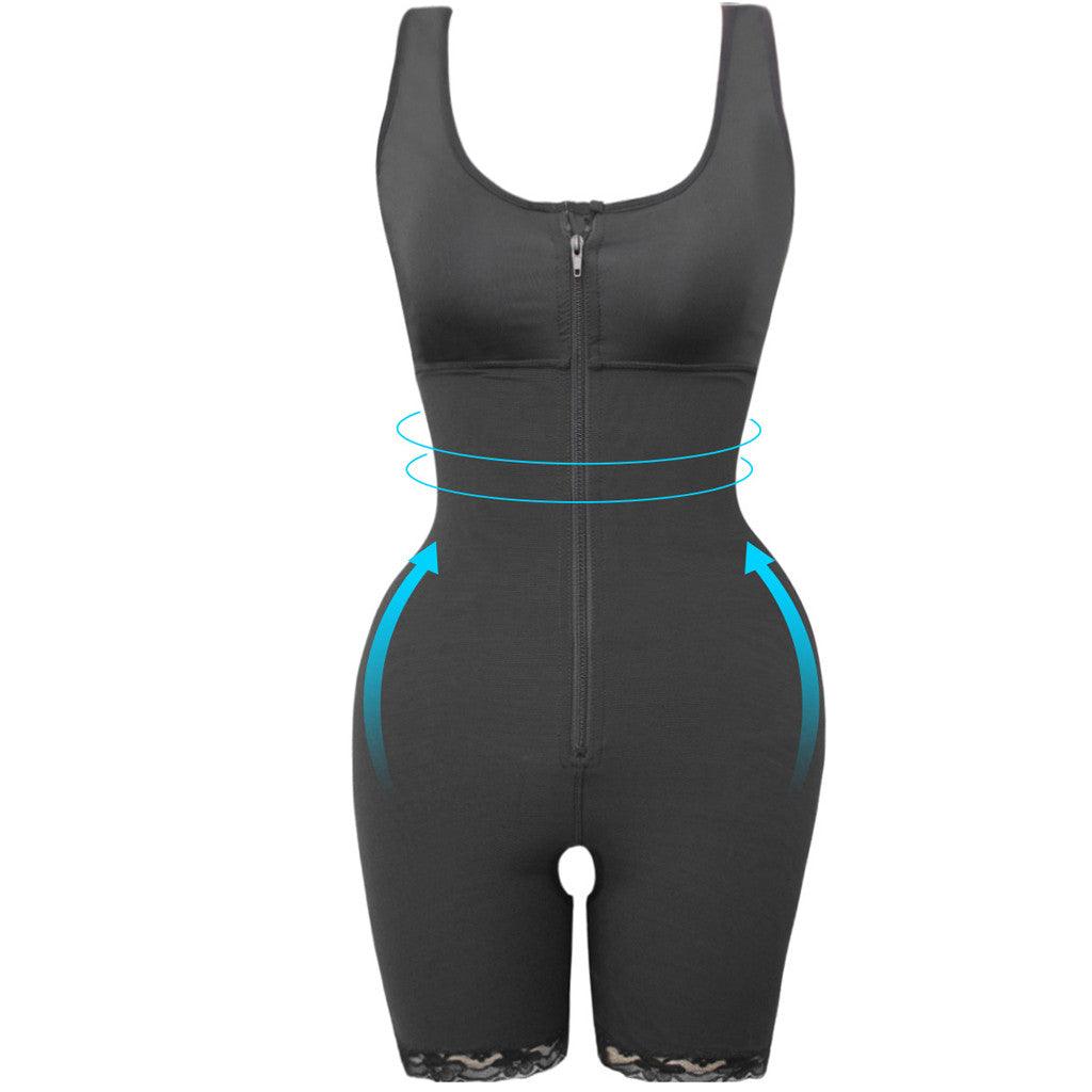 Women's Zipper Slimming Bodysuit Shapewear - Amazitshop