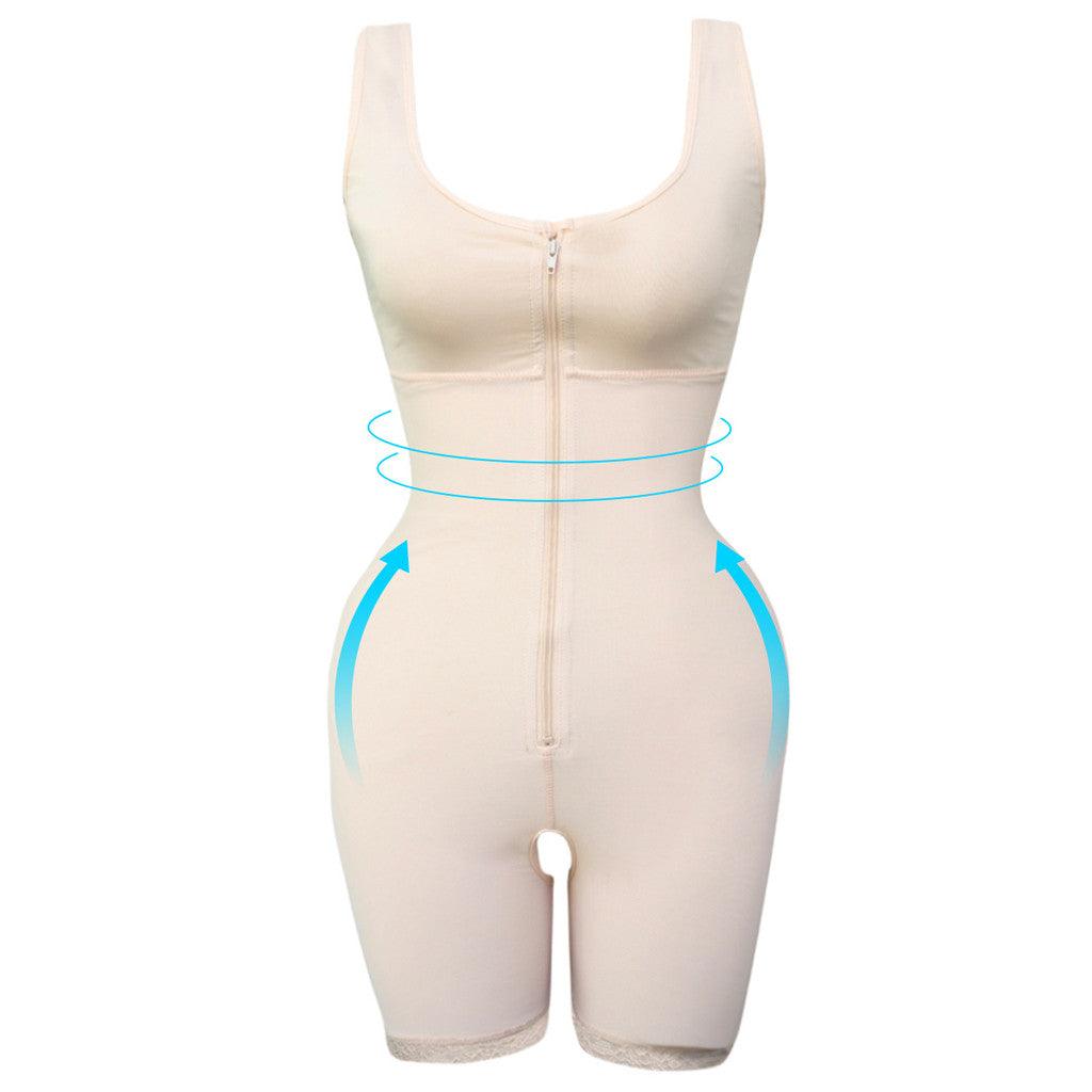 Women's Zipper Slimming Bodysuit Shapewear - Amazitshop